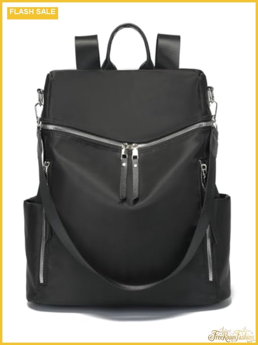 Waterproof Nylon Women's Fashion Backpack Large Capacity Travel Daypack